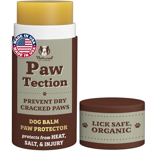 Natural Dog Company PawTection Balm 2 oz Stick – Dog Paw Protection Wax with Shea Butter &...