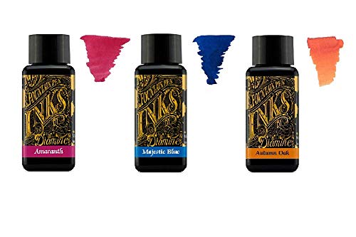 Diamine encre pour stylo plume fini les plumes sèches avec ce lot de 30ml