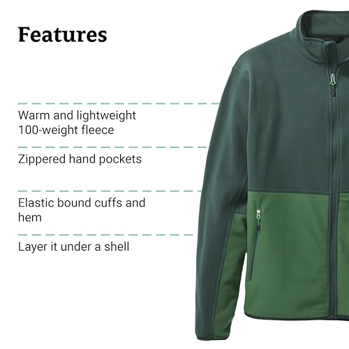 Image of MARMOT Men's Rocklin Full-Zip Jacket - Classic, Warm, Lightweight 100-Weight Fleece Layer