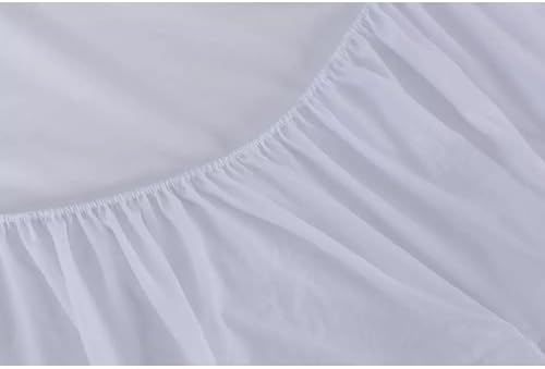 Miniatura 6 de Dependable Industries Protector de colchón ajustable tamaño King impermeable cubierta de plástico de vinilo mantiene el colchón limpio estilo sábana