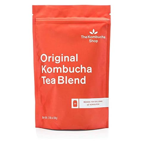 The Kombucha Shop - Original - Organic Black & Oolong Loose Leaf Tea Blend - Makes 10 Gallons of Kombucha Tea Cover
