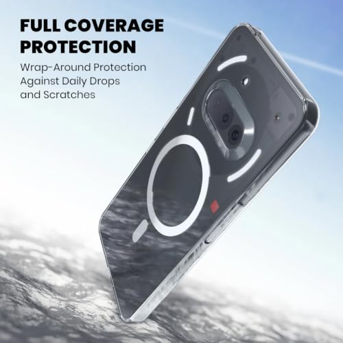 Image of DIZORO Crystal Clear Compatible with Nothing 3A Case with Anti-Yellow Anti-Scratch Shockproof Transparent Cover.