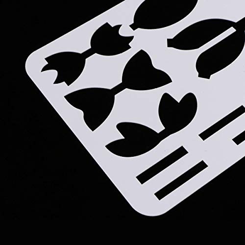 6 Sets Reusable Earring Bows Making Templates, Benbo 4Pcs Leather Bow Tie Making Templates And 2Pcs Earring Cutting Stencil Kits For Bows And Earrings Diy Crafts #TOP2