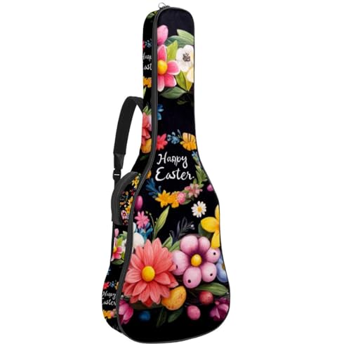 Sac pour guitare acoustique imperméable 42.9 pouces avec poches et éponge antichoc