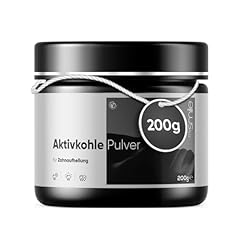 Aktivkohle Zahnaufhellung Set - 200g...