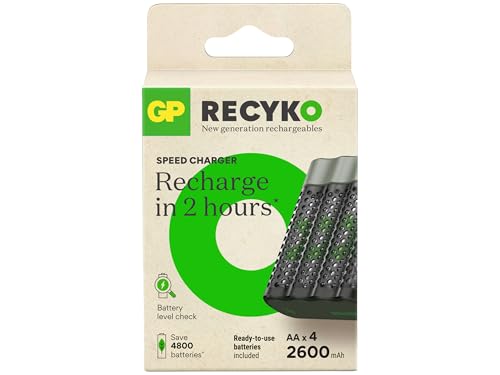 Chargeur rapide USB GP M452 contre les pannes de batterie de vos jouets AA