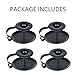 Nuptio Taper Candle Holder Black Candlestick Holders 4 Pcs Retro Iron Candle Stick Candle Holder for Halloween Easter Christmas Mantel Manta Dining Room Home Decoration