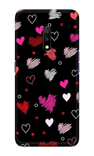 Image of PRINTFIDAA Vibrations of Love Hard Back Cover for Realme X /Oppo K3, RMX1901 Back Cover -(P6) KAT1009
