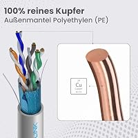 EXTRALINK 305m CAT5e Netzwerkkabel LAN Verlegekabel Innenbereich – 100% Kupfe U/UTPr, PVC Mantel, bis 1 Gbit/s, PoE geeignet, flexibel & zuverlässig, ideal für Heimnetzwerke & Büros – Ansicht 4
