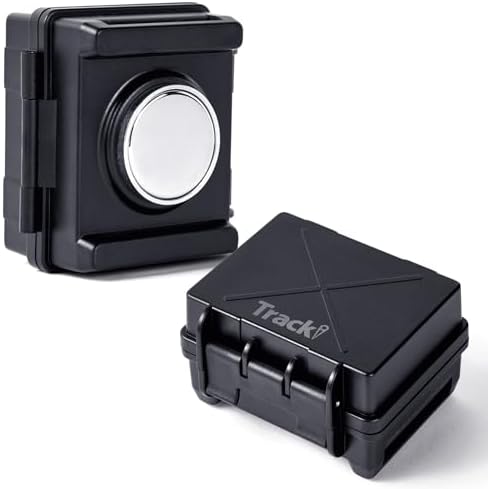 Tracki Waterproof Magnetic Box for GPS Tracker + 3500mAh Battery Extender. Very Strong Magnet Will Stick Your Tracki GPS Tracker to Iron or Steel. GPS Tracker not Included