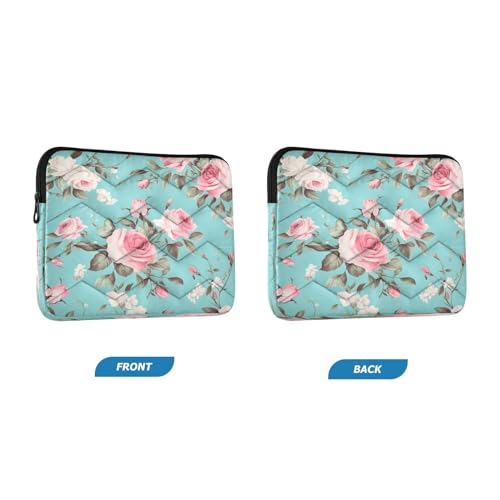 Funda para portátil 13-14 pulgadas con rosas acuarela miniatura 2