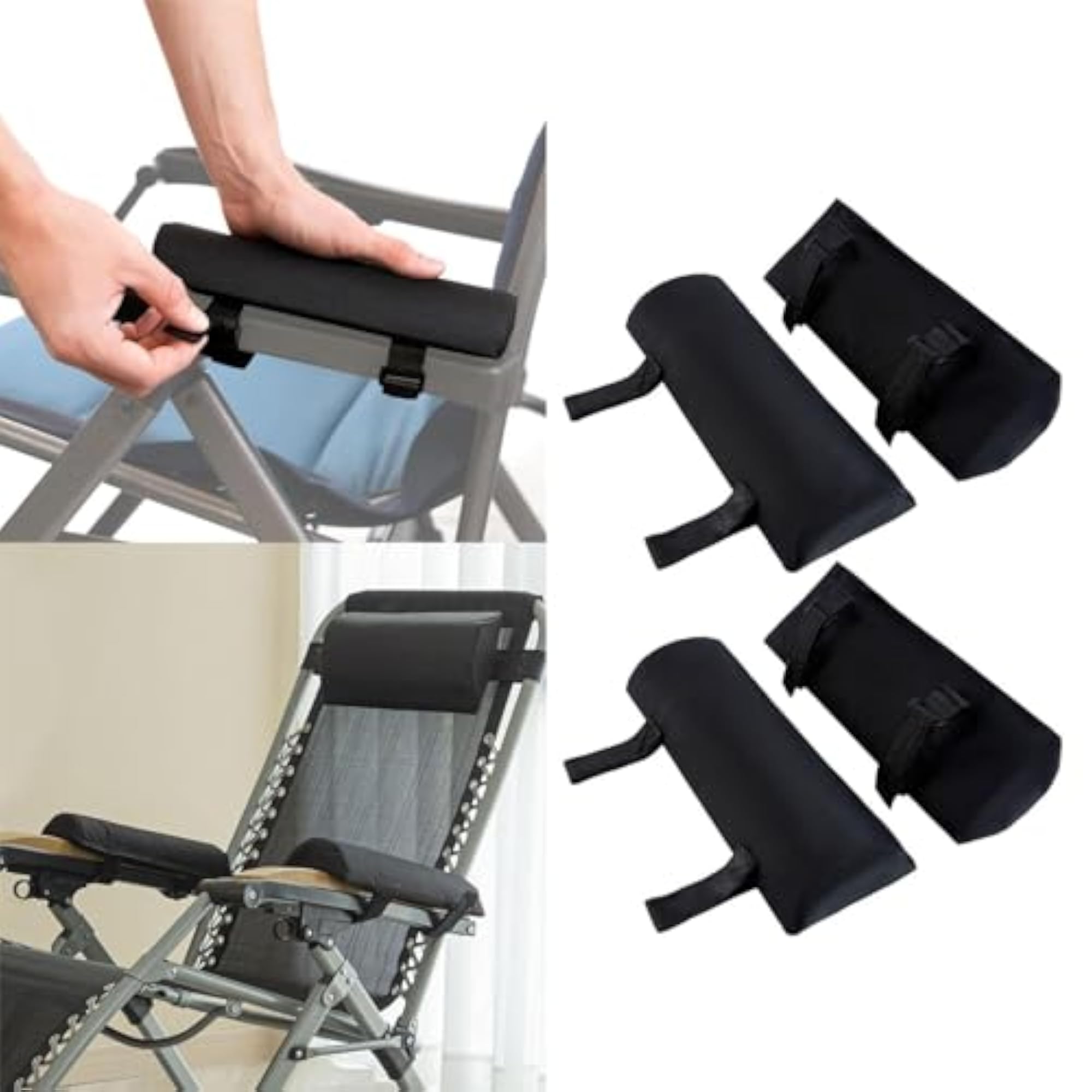 Folding Recliner Cushion Armrest Padding