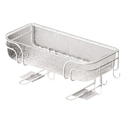 Étagère d'angle de douche robuste à fixation adhésive puissante - 2
