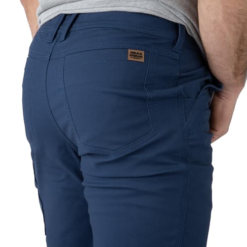 Field & Stream Men's Full Strut Canvas Stretch Pant, Navy Blue, 32W x 34L by Field & Stream - Used condition - Image 4