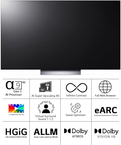 Image of LG 139 cm (55 inches) 4K Ultra HD Smart OLED TV 55C2PSC (Black)