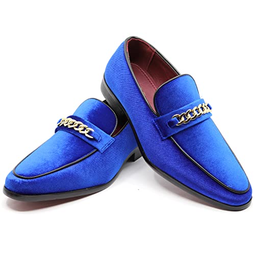 Image of Men's Vintage Velvet Designer Classic Dress Tuxedo Smoking Slipper Loafer Slip On Shoes Arthur-02