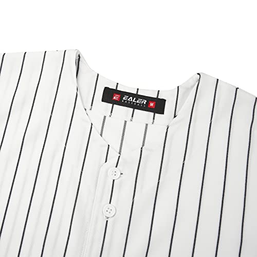 image for EALER BJW80 Womens Button Down Baseball Jersey, Blank Softball Team Un