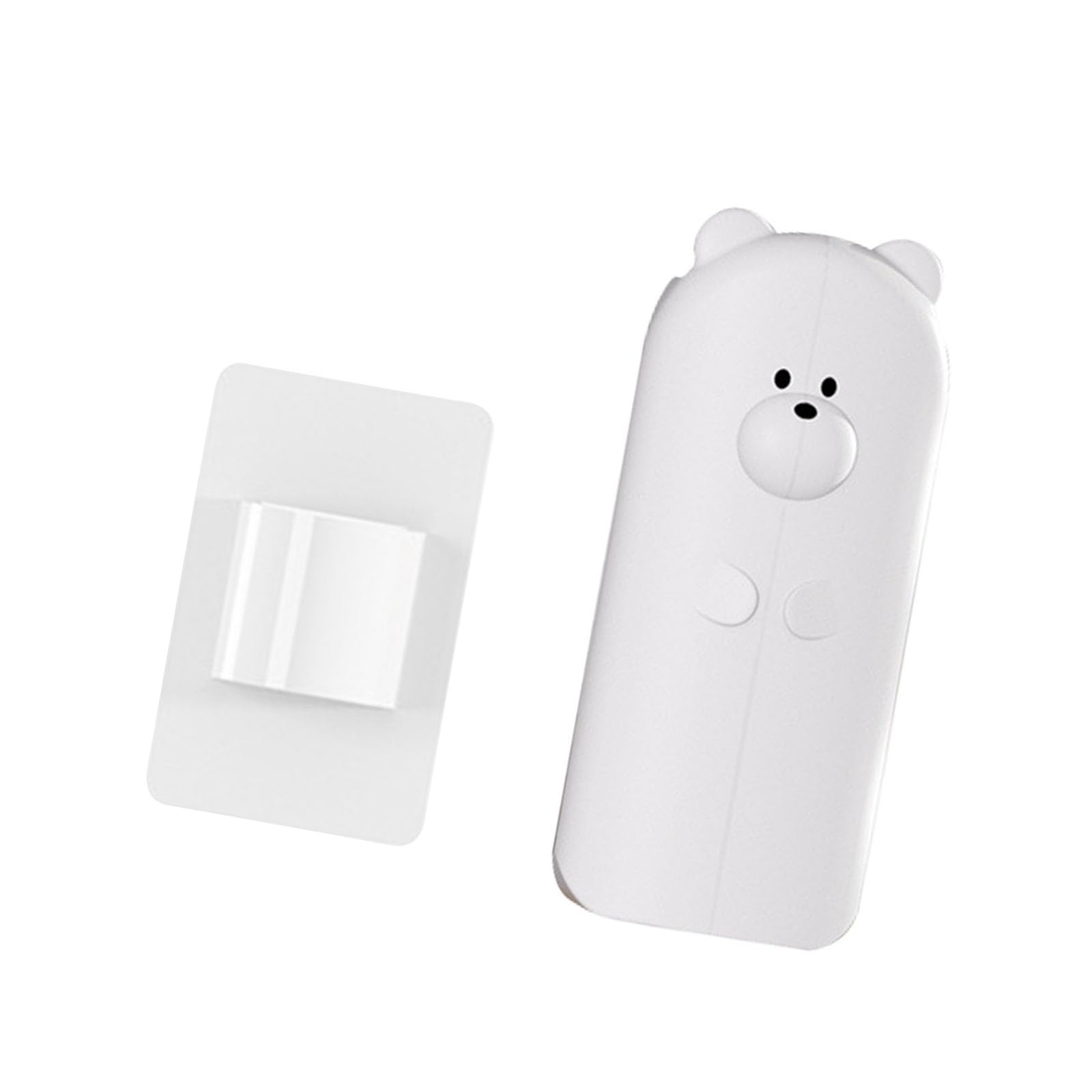 Tsophreniq White Silicone Concealed Door Stop Easy Installs Silicone Concealed Door Draft Stoppers Catchs For Homes & Use Accessory
