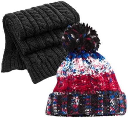 Multicolour Beanie and Scarf Winter Accessory Gift Sets