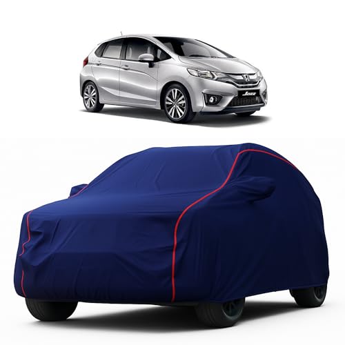 Image of Heavy-Duty Car Cover for Compatible with Honda Jazz (2009 to 2025 All Models) Deluxe Car Protection Cover - Waterproof & UV-Resistant All-Season Exterior Protection