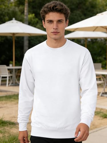 Little Beauty Sweatshirts for Men Crewneck Lightweight Sweatshirt Long Sleeve Shirts Casual Top Multipack L - image 3