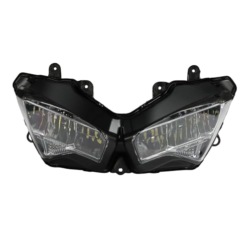 TCT-MOTORPARTS Black Front Headlight Headlamp Assembly Fit For Kawasaki Ninja 400 2018-2024