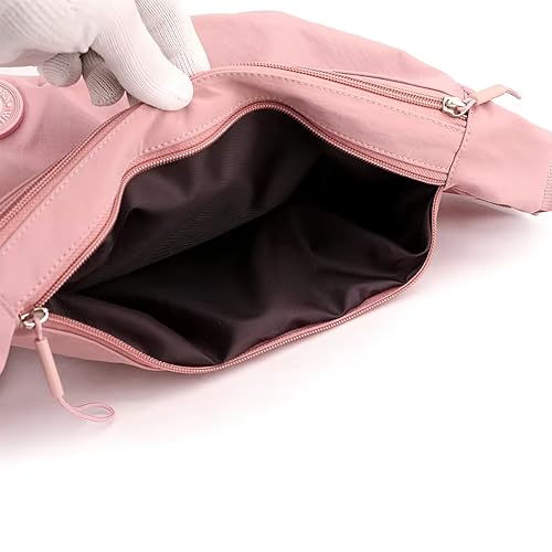 Image of WildHorn Nylon Sling Bag for Women | Lightweight Crossbody Shoulder Bag with Zipper Closure & Adjustable Strap | Casual Travel Handbag for Daily Use | Ethically Crafted