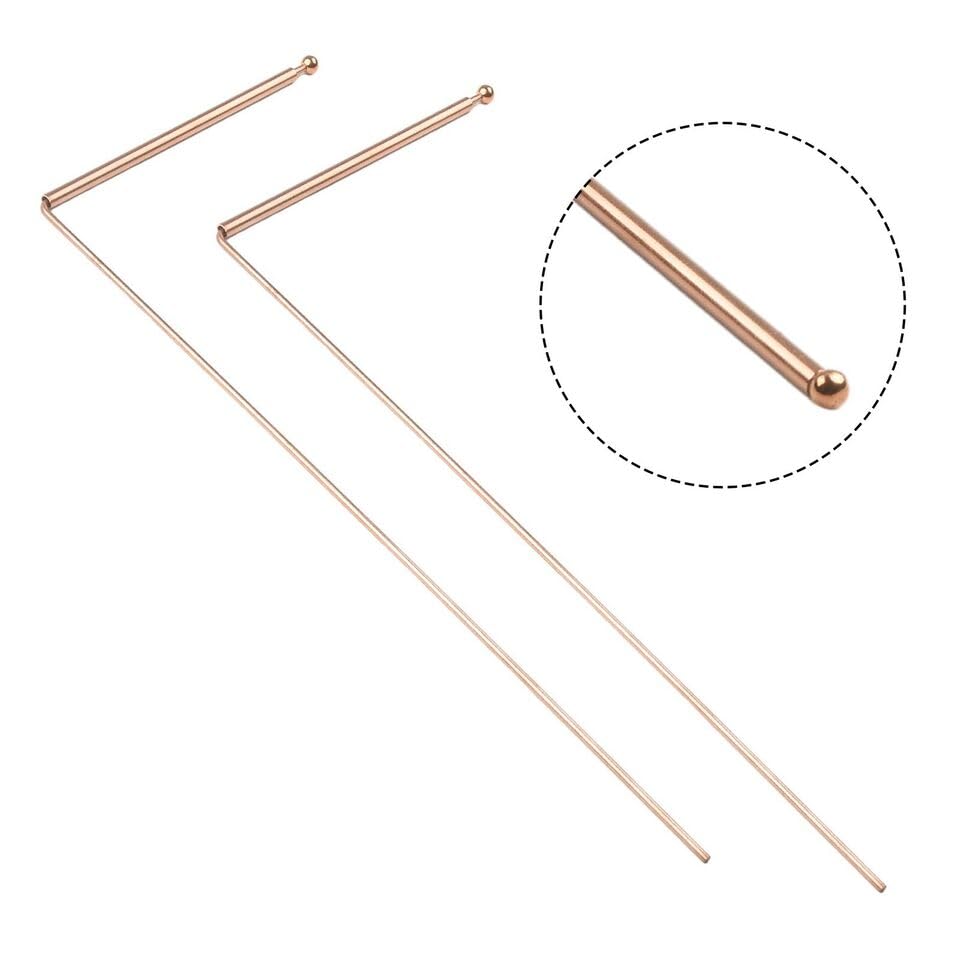 DREAWOO Unlock Hidden Wonders with 2X Copper Probing Rods Durable & Easy to Carry