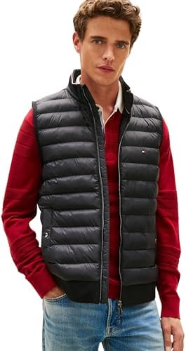 Tommy Hilfiger Herren Mix Media ESS RWB Vest Mw0mw41441 Andere Sweatshirts (1er Pack)