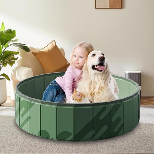 Piscina de cães, piscina dobrável para cães,Tuba de Kiddie para ao ar livre | Piscinas cachorrinhos