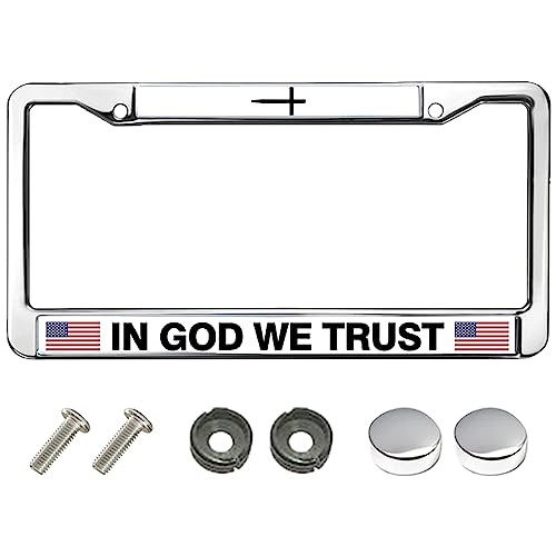 Christ Cross Bible Quotes License Plate Frame