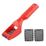 Omninmo Shaver Blade Holder, Includes 3 Half-Round Shaving/Shaping Blades - Steel Rasp Block Plane, One Hand Surform Shaver Handle, Dent Repairs, Wood Fiberglass File Tool
