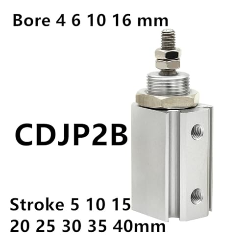 Cilindro micro neumático CJP2B6 mini con carrera de 30mm doble acción 6