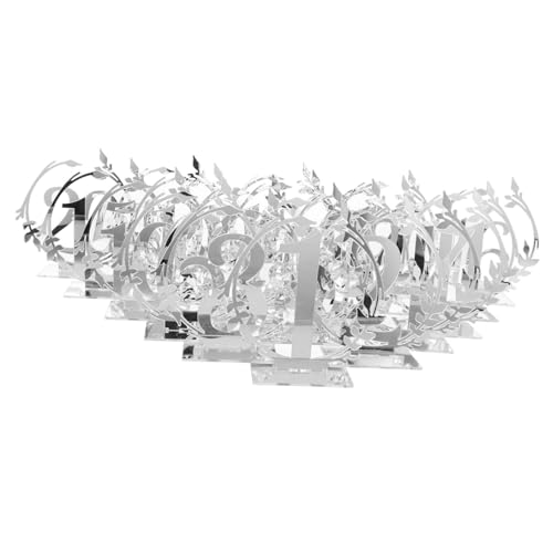 VINTORKY 20Pcs Table Numbers for Restaurant Events Number Signs for Weddings Banquets and Parties Smooth Finish Easy to Style Centerpieces