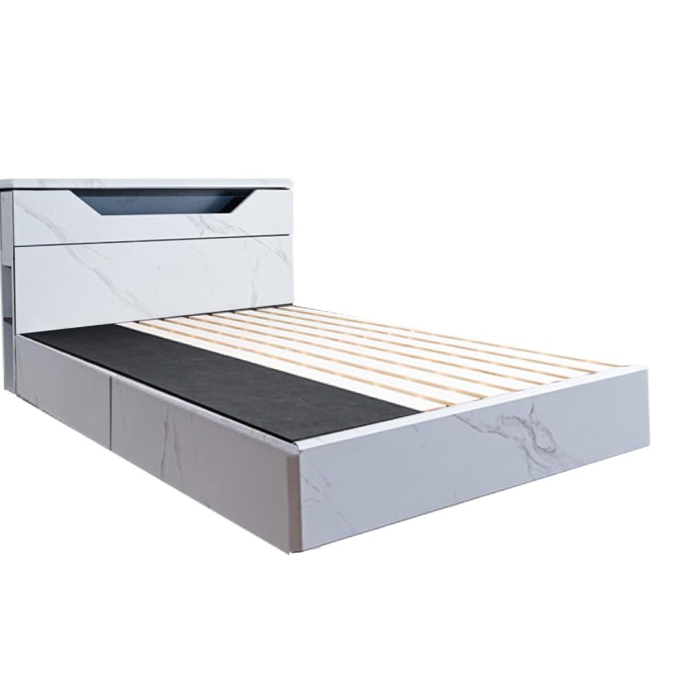 Amazon｜玄関渡し モダンデザイン ベッドフレーム NERO ネロ BOXタイプ