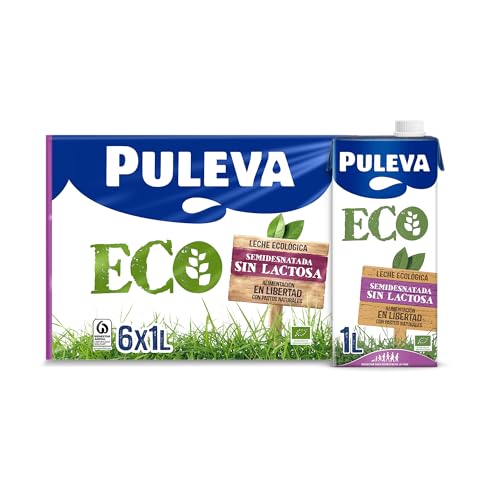 Puleva ECO - Leche Ecológica Sin Lactosa Semidesnatada BIO -