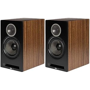 Elac Debuut Reference DBR62 Paar boekenplank luidsprekers (zwart/walnoot)