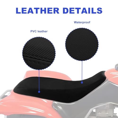 Funda de asiento antideslizante con espuma cómoda para TRX250EX 3
