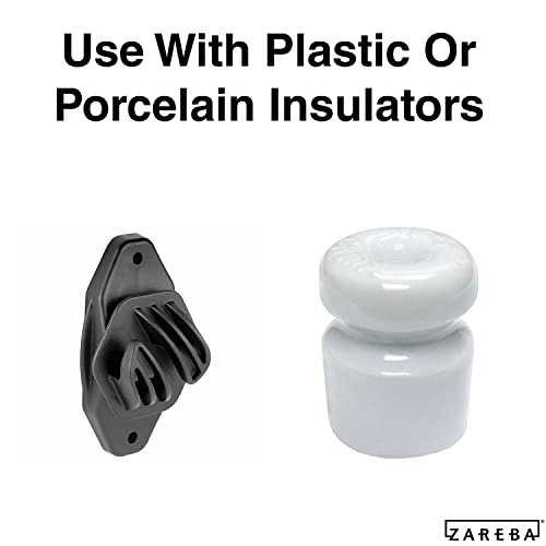 Zareba Fi-Shock 17 Gauge Aluminum Wire for Electric Fencing - 250 ft Spool - FW-00018D - Highly Conductive Aluminum Wire for Electric Fences - Rust Proof & Lightweight