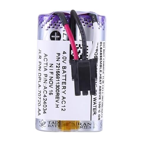 Motomint LR046049 Telematics Battery - Compatible for Land Rover Evoque 2014-2017 Range Rover Sport 2015 Onward Sport Discovery 2017 - Remote Control Battery Replace T4N2591 LR112188 Cover