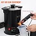 FAST MELT 5 Liter Wax Melter for Candle Making, Electric Wax Melting Pot with Easy Pour Spout & 30-110C Temp Control, Easy Clean for Home Candle Business Starter (Heat Gun + Gloves + Measuring Cup)