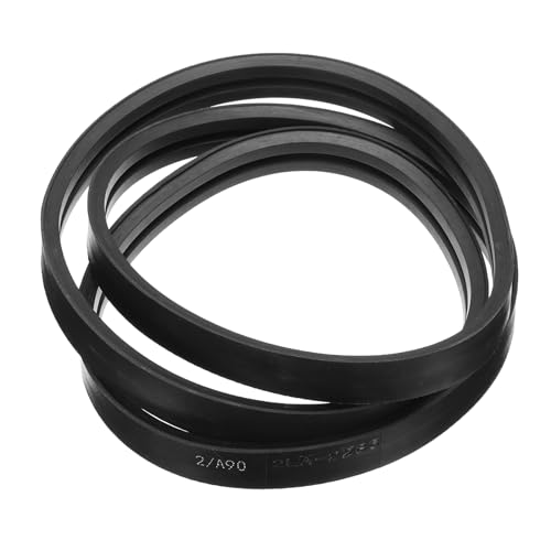 Image of uxcell 2 /A90 or 2 /4L920 Banded V-Belt Classic Wrapped Rubber, 2 Banded /2 Ribs, A Profile, 90 inch(2286mm) Inside Circumference