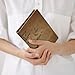 Puxufody Vintage Maps of New Caledonia Loose-Leaf Memo Book,6 Ring Planner Binder PU Leather Loose Leaf Notebook 90 Pages