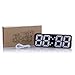 LED 3D Horloge numérique 115 RVB Couleurs bureau mur Réveil télécommande date réveil thermomètre Fonction horloge de commande vocale Réveil