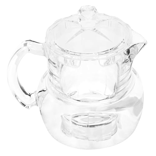 ABOOFAN Acrylic Honey Dispenser with Lid Reusable Syrup Bottle for Pancakes and Honey with Dipper for Easy Serving and Storage Convenient Design for Everyday Use