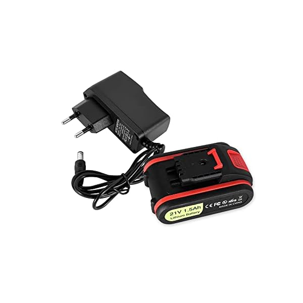 ESSGOO 21V Akkuschrauber Set, Akku bohrschrauber mit 2x 1500mAh Akkus, 45 N.m Max Akkuschrauber, Drehmoment auf 25+1… – Bild 6