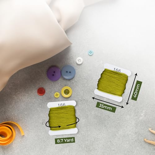 Image of Embroidery Floss Kit and Refills - Cotton Threads - DMC Color Coding for Cross Stitch, String Crafts, Friendship Bracelets
