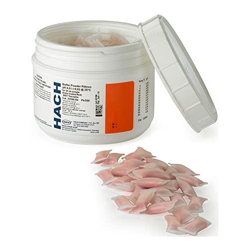 Hach 2226964 Buffer Powder Pillows, pH 4.01 (NIST), Color-Coded red. (Pack of 250)