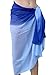 Produktbild Alberto Cabale Sommer Frauen Sarong Wickelrock Pareo Seide Wrap Strandkleidung Cover Up Bademode Bikini Marina Navy