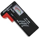 medidor de carga de pilas casero Comprobador universal para pilas AA, AAA, PP3 y pilas de botón.